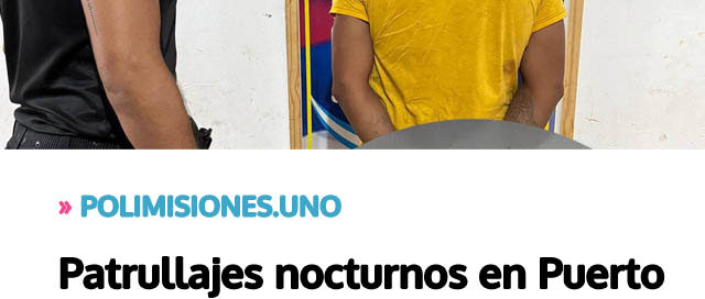 Patrullajes nocturnos en Puerto Iguazú: dos detenidos y motos secuestradas en distintos operativos