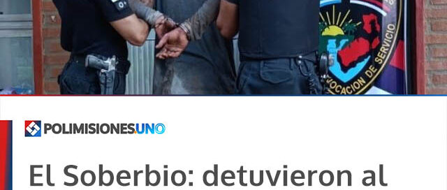 El Soberbio: detuvieron al intimidante “Farinha” sobre la Ruta 2 por amenazas de muerte