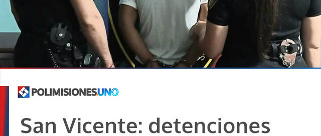 San Vicente: detenciones por violencia, alcoholemia y disturbios durante operativos del fin de semana